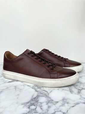 Thursday Boot Co. Premier Low Top Leather Sneaker Hickory Coffee Brown Mens 12